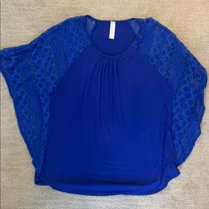 Royal blue top